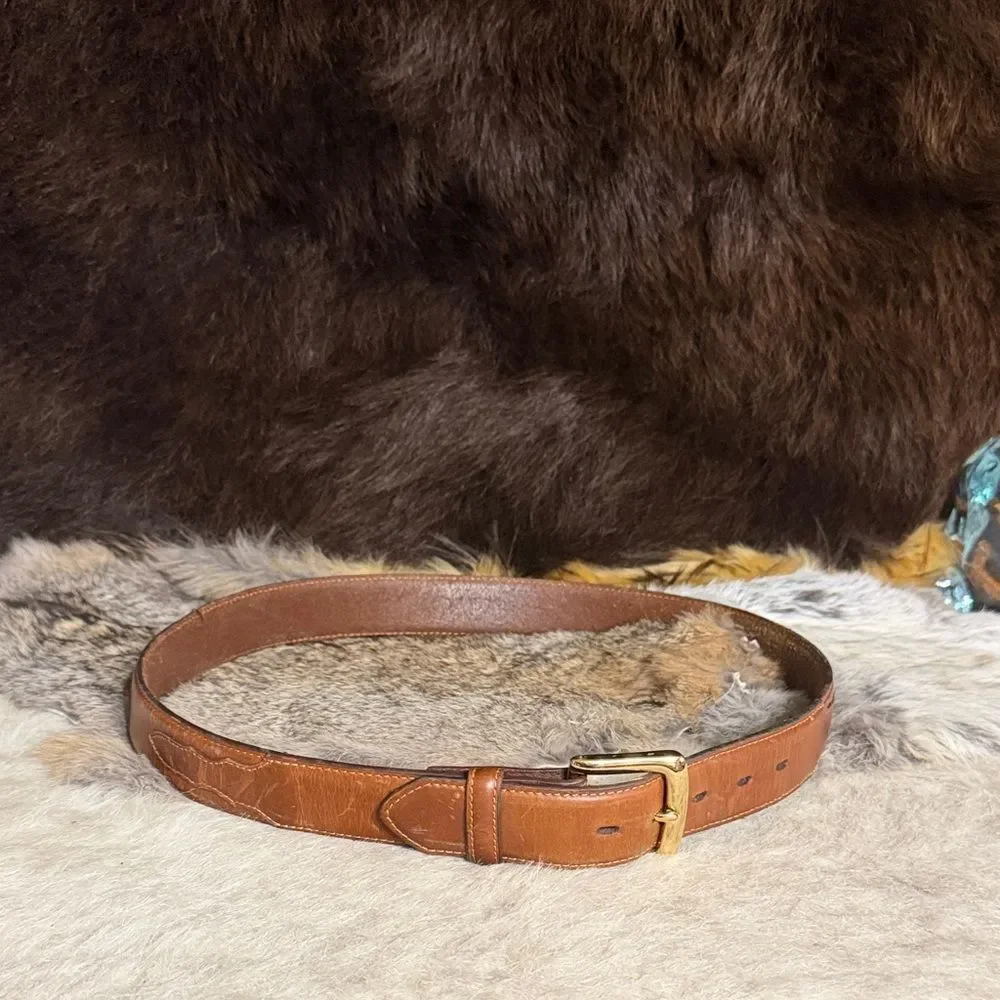 Brown Leather Belt 36 (5450)